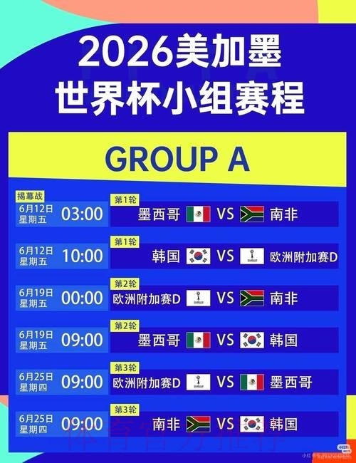 2026美加墨世界杯赛程中国时间 2026美加墨世界杯赛程中国时间